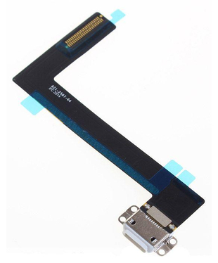 Шлейф (flex) для iPad 6/Air 2 White с разъемом зарядки Оригинал