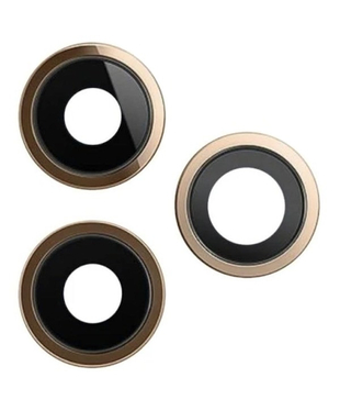Стекло камеры c ободом iPhone 11 Pro/ 11 Pro Max gold original