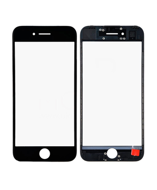 Стекло дисплея Apple iPhone 7 Black Glass with OCA