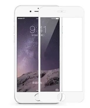 Защитное стекло для Apple iPhone 6 Plus/6S Plus White Full Glue 9D