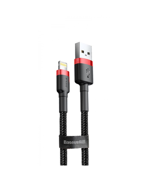 Кабель Baseus Cafule Lightning 2.4A (0.5m) Red/black