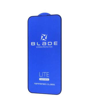 Захисне скло BLADE LITE Series Full Glue iPhone 15 Pro Max без упаковки Black