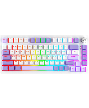 Бездротова клавіатура Proove Gaming Coupe (Ukraine Layout) White/purple