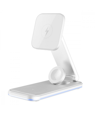 Бездротовий зарядний пристрій Proove Energy Fold 3 in 1 White
