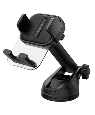Автомобільний тримач Proove Crystal Clamp Suction Type Car Mount Black