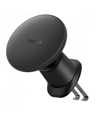Автомобільний тримач з бездротовою зарядкою Baseus CW01 Magnetic 15W Black