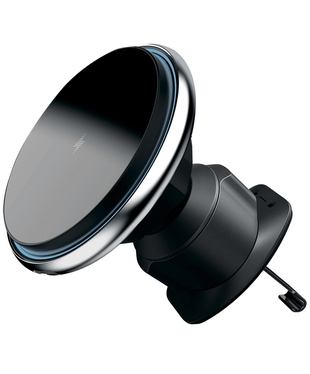 Автомобільний тримач з бездротовою зарядкою Proove Magic Circle 15W Silver