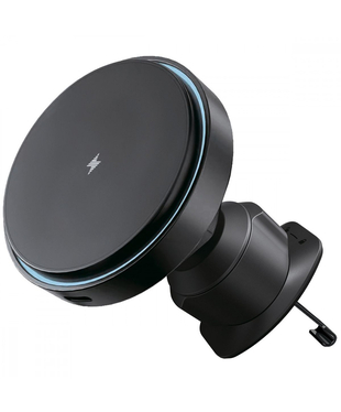 Автомобільний тримач з бездротовою зарядкою Proove Light Circle 15W Black