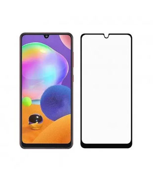 Защитное стекло Samsung Galaxy A31 A315F/A22/A32/M32/A33 Black Full Glue