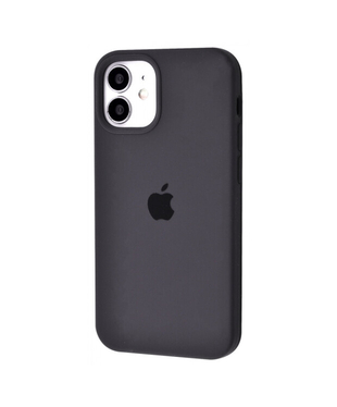 Чехол силиконовый Full Cover Apple iPhone 12 mini Charcoal Gray