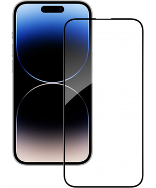 Защитное стекло Apple iPhone 14 Pro Max Black Full Glue 9D