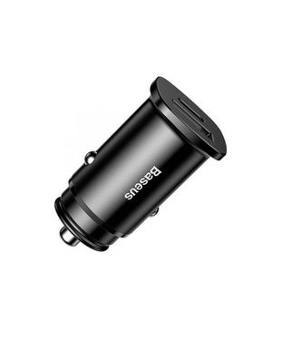 Автомобильное зарядное устройство Baseus Circular metal A+C 30W PPS Car Charger Black (CCALL-BS01)