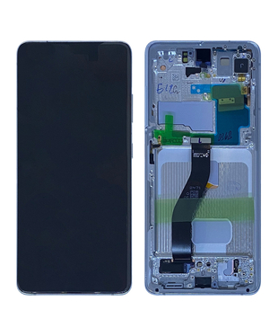 Дисплей Samsung G998B Galaxy S21 Ultra, Black original AMOLED Silver F