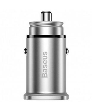 Автомобильное зарядное устройство Baseus Circular metal A+C 30W PPS Car Charger Silver (CCALL-BS0S)