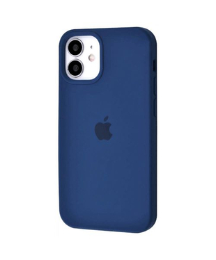 Чехол силиконовый Full Cover Apple iPhone 12 mini Blue Cobalt