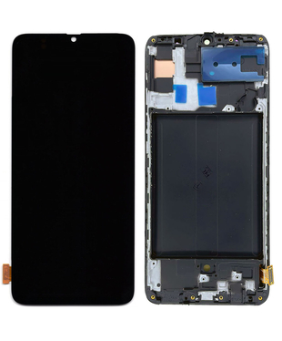 Дисплей Samsung A705F Galaxy A70, Black OLED (Big Glass) F