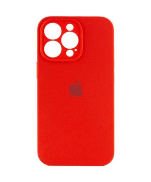 Чохол силіконовий Full Cover Apple iPhone 13 Pro Max Red закрита камера