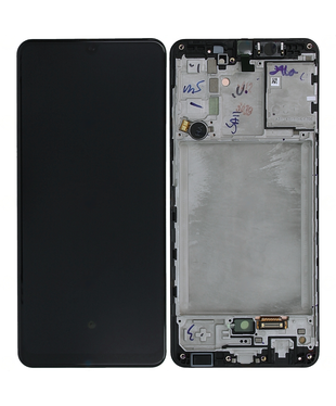 Дисплей Samsung A315F Galaxy A31, Black OLED (Big Glass) F