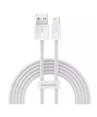 Кабель Baseus Dynamic Series Fast Charging Data Cable USB to iP 2.4A 1m White (CALD000402)