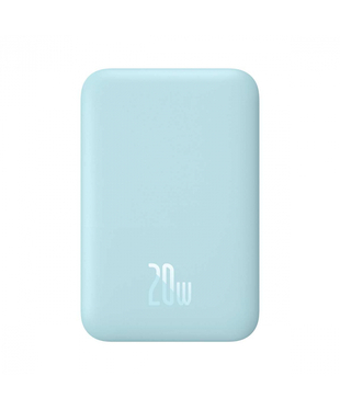 Внешний аккумулятор Baseus Magnetic wireless Fast charging power bank 6000mAh 20W Blue (PPCX020003)