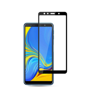 Защитное стекло Samsung Galaxy A7 2018 A750F/J4 Plus/J6 Plus/A6 Plus Black Full Glue