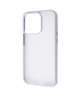 Чехол SULADA Carbon Protective Case IPhone 14 Pro  Silver