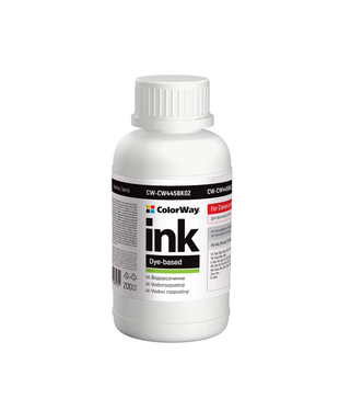 Чорнило ColorWay до Canon CW445 BK Dye-based 200 ml (CW-CW445BK02)