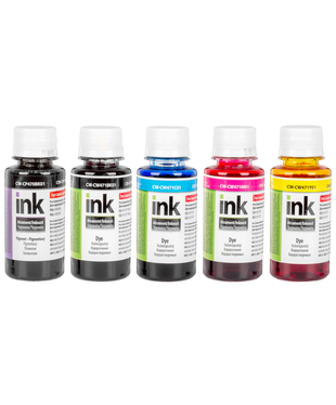 Комплект чорнил ColorWay до Canon CP470/CW471 BK/C/M/Y/PBK Pigment/Dye-based 100 ml (CW-CW470/CW471SET01P)