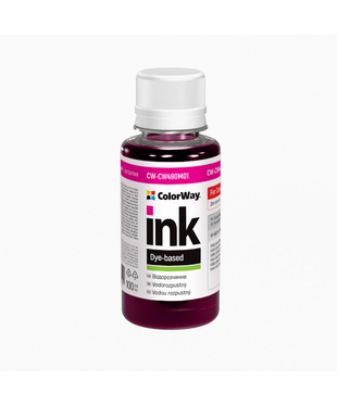 Чорнило ColorWay до Canon CW490 M Dye-based 100 ml (CW-CW490M01)