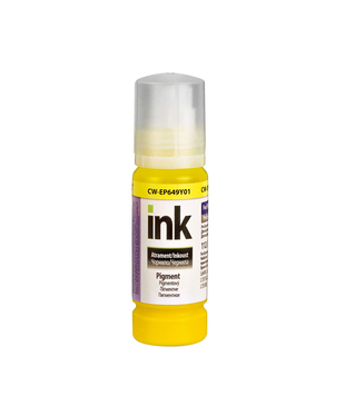 Чорнило ColorWay до Epson EP649 Y Pigment 70 ml (CW-EP649Y01)
