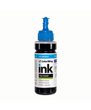 Чорнило ColorWay до Epson EW101 C Dye-based 100 ml (CW-EW101C01)