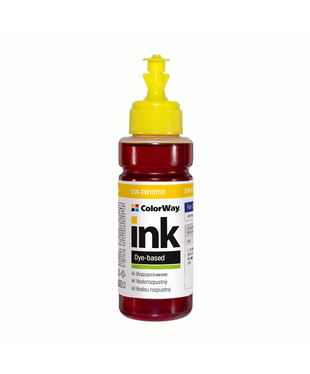 Чорнило ColorWay до Epson EW101 Y Dye-based 100 ml (CW-EW101Y01)