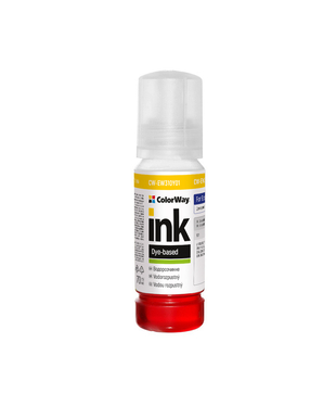 Чорнило ColorWay до Epson EW310 Y Dye-based 70 ml (CW-EW310Y01)