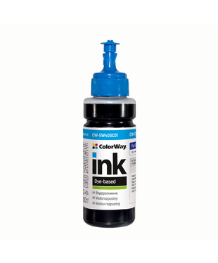 Чорнило ColorWay до Epson EW400 C Dye-based 100 ml (CW-EW400C01)