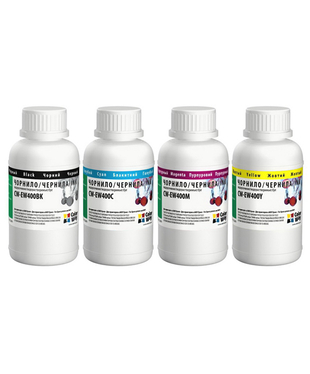 Комплект чорнил ColorWay до Epson EW400 BK/C/M/Y Dye-based 4 x 200 ml (CW-EW400SET02)