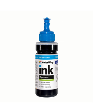 Чорнило ColorWay до Epson EW650 C Dye-based 100 ml (CW-EW650C01)