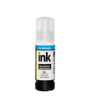 Чорнило ColorWay до Epson EW716 C Dye-based 70 ml (CW-EW716C01)
