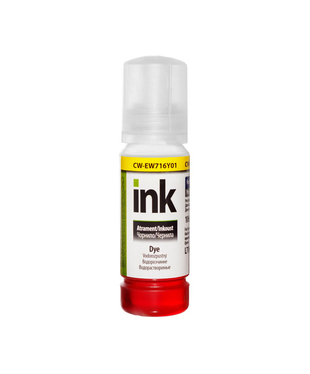 Чорнило ColorWay до Epson EW716 Y Dye-based 70 ml (CW-EW716Y01)