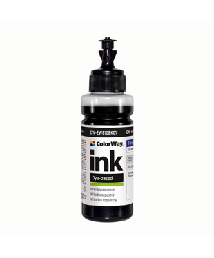 Чорнило ColorWay до Epson EW810 BK Dye-based 100 ml (CW-EW810BK01)