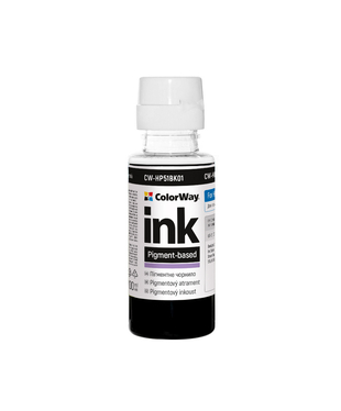 Чорнило ColorWay до HP HP51 BK Pigment 100 ml (CW-HP51BK01)