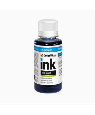 Чорнило ColorWay до HP HW652 C Dye-based 100 ml (CW-HW652C01)