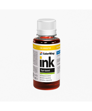 Чорнило ColorWay до HP HW652 Y Dye-based 100 ml (CW-HW652Y01)
