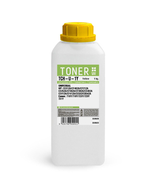 Тонер лазерний ColorWay для HP CLJ Universal color Yellow (TCH-U-1Y)