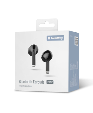 Навушники СolorWay Slim TWS-2 Earbuds чорні (CW-TWS2BK)