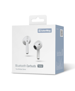 Навушники СolorWay Slim TWS-2 Earbuds білі (CW-TWS2WT)