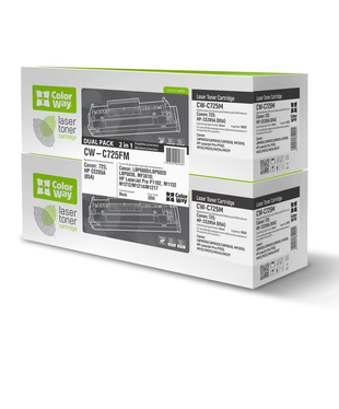 Картридж лазерний ColorWay для Canon:725 Dual Pack (CW-C725FM)