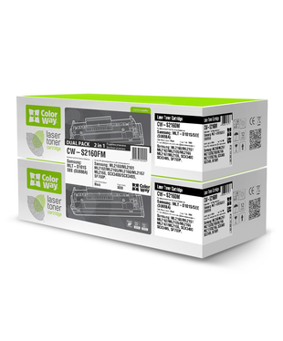 Картридж лазерний ColorWay для Samsung:MLT-D101S Dual Pack (CW-S2160FM)