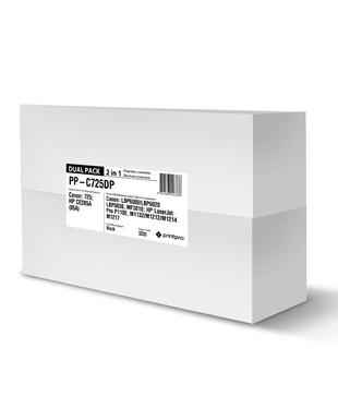 Картридж лазерний PrintPro для Canon:725 Dual Pack (PP-C725DP)