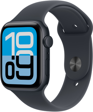 Apple Watch SE 3 GPS 40mm Midnight Aluminium Case with Midnight Sport Band S/M MEH94