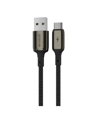 Кабель Proove Dense Metal USB to Type-C 3A (1m) Black (CCDM20001201)
